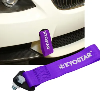 $16.37 • Buy KYOSTAR High Strength JDM Racing Front&Rear Tow Towing Strap Belt Hook Universal