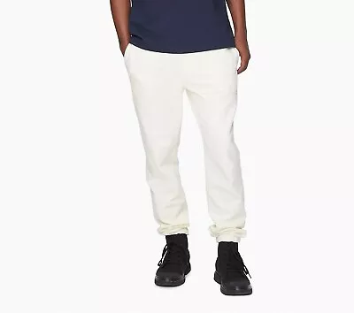 $79.50 Calvin Klein Men's Logo French Terry Jogger Pants Sweatpants Papyrus M • $24.95