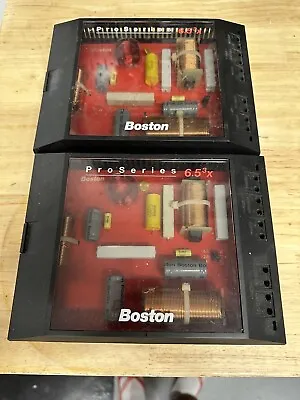 Boston Acoustics Pro Series 6.5X Crossover Pair Used Vintage Car Stereo • $149