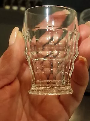 Clear Glass  Shot Glasses  Jacobean 1940 - 1960 • £5