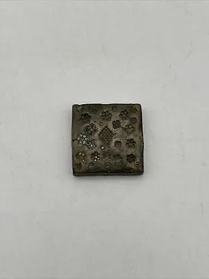 Vintage Antique Indian Multi Design Engraved Brass Bronze Dye Mold Seal Stamp • $35