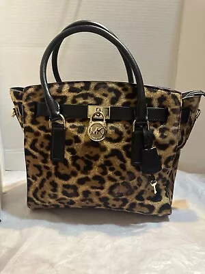 Michael Kors Brooklyn Calf Hair LeatherLeopard Purse/wallet • $55