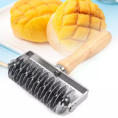 Dough Lattice Roller Cutter Stainless Cookie Pastry Roller Cutter Baking Tool • $8.90