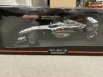 F1 Minichamps 1:18 2002 Mclaren Mercedes. MP4-17. Kimi Raikkonen. • £90