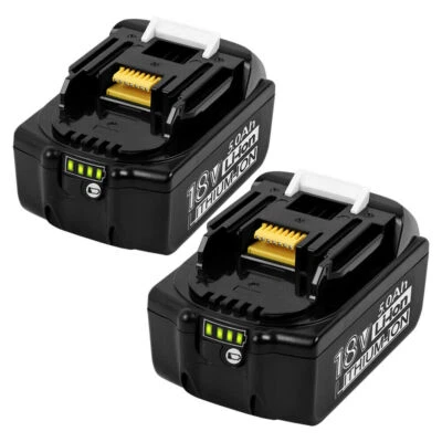 £35.89 • Buy 2X 18V 5.0Ah BL1860 Battery For Makita 18Volt LXT BL1860 B BL1850 BL1840B BL1830