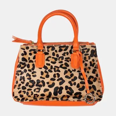Edina Ronay Handbag / Womens / Orange / Leather • £25