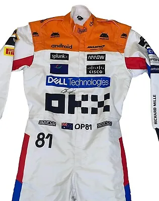 Oscar Piastri Signed McLaren F1 White Racing Suit With COA + Photo Proof • $899