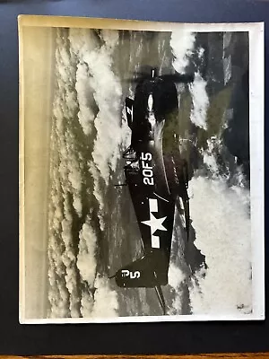 Original WWII Photo Of A Grumann F8F Bearcat • $20