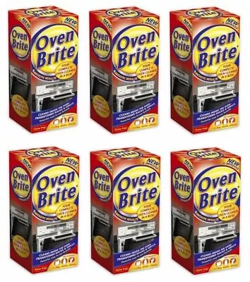 £18.99 • Buy 6 X Oven Brite - 500ML - Bottle Bag & Gloves Included - Complete Oven Cleaner