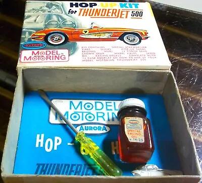 Aurora Vintage Model Motoring Ho Hop Up Kit Box Instructions Oil & Screwdriver • $29.99