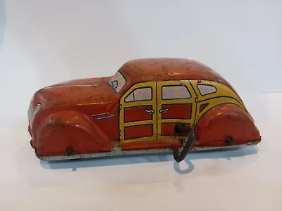 Vintage J. Chein Made In Usa Tin Wind-up Toy Car • $64.41