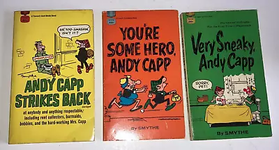 Vintage Andy Capp Books By Smythe Paperbacks Very Sneaky Some Hero Strikes Back • $15