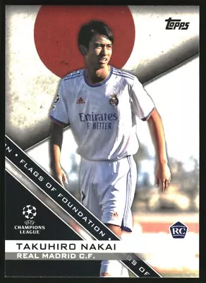 2021-22 Topps UEFA Champions League Flags Of Foundation #FF02 Takuhiro Nakai • $1.99