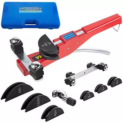 $67.99 • Buy VEVOR Ratcheting Pipe Tube Bender HVAC Refrigeration Tool 7 Dies W/ Pipe Cutter