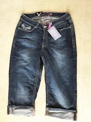 $18.89 • Buy Vault Denim Jeans Crop Jeans Size 16 NEW