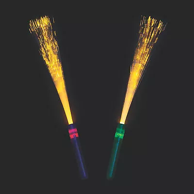 Mardi Gras Fiber Optic Light-Up Wands Toys 12 Pieces • $26.50