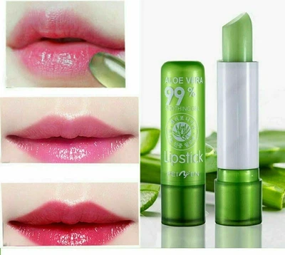 £3.45 • Buy Colour Changing Lipstick Aloe Vera Long Lasting Lip Balm Waterproof Moisturiser 