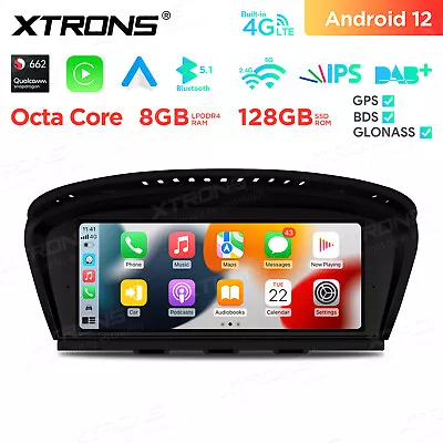 Qualcomm 8Core Android 12 Car Stereo Radio 128GB For BMW 5er E60 E61 E63 E64 CIC • $499.99