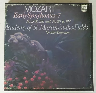 Mozart Early Symphonies Vol 7 Marriner 7  Reel 4T Dolby Tape 7 1/2 Ips TESTED • $29.50