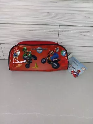 NWT Mario Kart Nintendo Wii Pencil Case NEW  Supply Carrier Storage Yoshi Luigi • $14.99