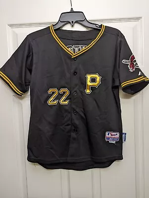 Majestic Coolbase Pittsburgh Pirates Andrew McCutchen #22-Youth XL  Black Jersey • $25