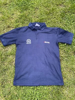 Queens Park Rangers – Official QPR 90s Brooks Navy Polo Shirt – Youth Medium • £7.50