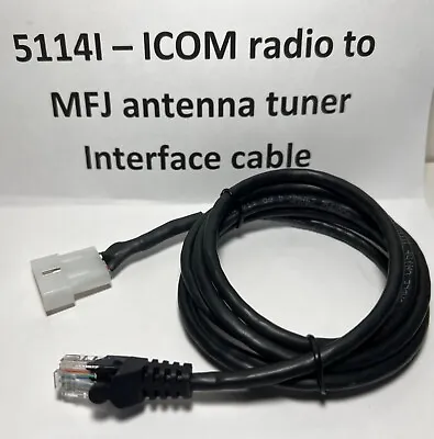 Not Made By MFJ-5114I Interface Cable ICOM To 925 927 928 929 939 998 Tuners • $39.99