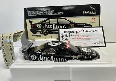 1:18 2006 JACK DANIELS VZ Commodore Steve Richards Signed Car And COA • $235