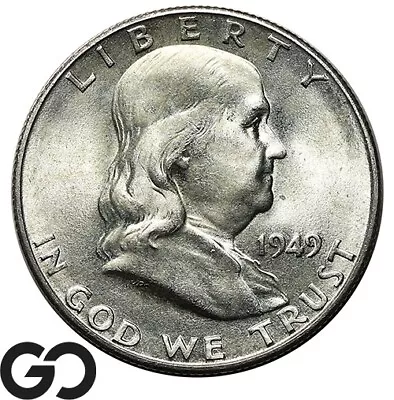 1949-S Franklin Half Dollar Gem BU++ Better Date • $36