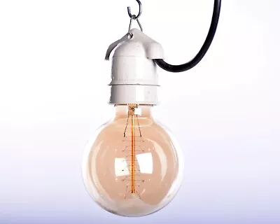 Vintage Ceramic Hanging Socket E27  Industrial Light Pendant Lamp • $6