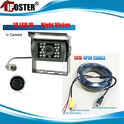 4 PIN Heavy Duty CCD Rear View Reversing Camera + 10m 4PIN Male To RCA Cable Kit • $49.50