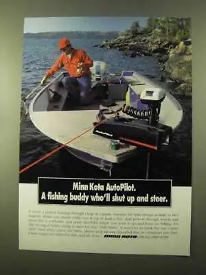 1993 Minn Kota AutoPilot Motor Ad - Shut Up And Steer • $19.99