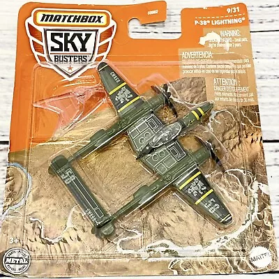 New 2020 Matchbox Sky Busters Metal Military Green GWK60 Sealed In Package • $15.99