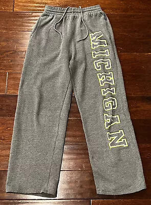 Vintage JanSport Michigan Wolverines Adult Small Spell Out Jogger Track Pants • $32.24