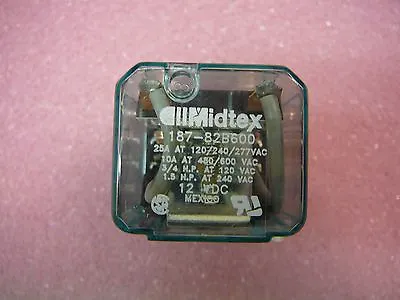 MIDTEX Electromechanical Relay 12VDC 120 Ohm 20A DPDT THT Power Relay **NEW** • $39.99