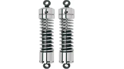 Progressive 412 Chrome 12.6  Heavy Duty Rear Shocks For 91-17 Harley Dyna FXDF • $310.45