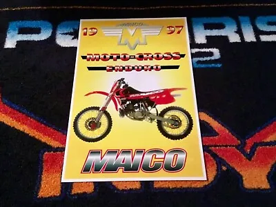 97 MAICO Dirt Bike Poster    vintage Motorcycle Bike Maico • $21.88