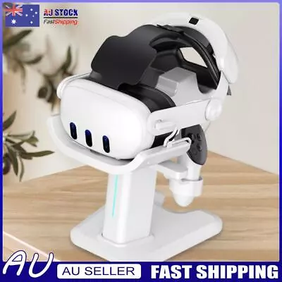 Stand Holder Headset Charging Dock Stable VR Gaming Headst Rack For Meta Quest 3 • $46.55