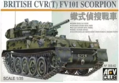 AFV Club 1/35 British CVR T FV101 Scorpion Tank #35S02   📌Listed In USA📌 • $25.98