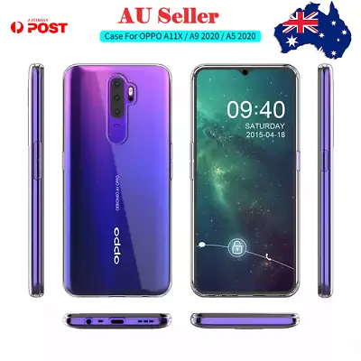For Oppo A5 2020 / A9 2020 Heavy Duty Tough Ultra Clear Shockproof Case Cover • $7.99