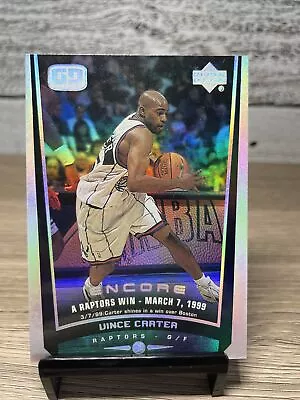 1998-99 Upper Deck Encore Vince Carter #146 Rookie RC. Fast Shipping • $4.27