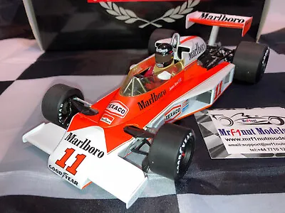 1:18 Minichamps 530761811 James Hunt McLaren M23 #11 World Champion 1976 • £169.99