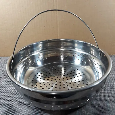 Stainless Steel Steamer Strainer Insert With Handle (8.5  Inside 9.25  Outside) • $9.99