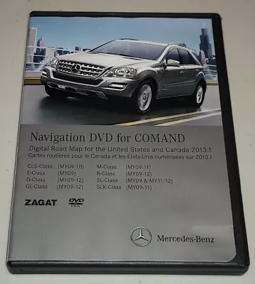 Navigation DVD For Comand Mercedes-Benz 2013.1 MY09-12 Owner Manual 2 Disc OEM • $79.99
