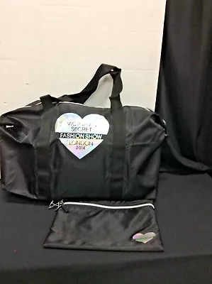 Victoria's Secret London 2014 Tote Make Up Travel Gym Bag Purse Luggage Duffle • $51.27