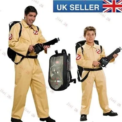 Kids Ghostbusters Cosplay Costume Jumpsuit Birthday Halloween Christmas  ️ 🎁 • £18.88