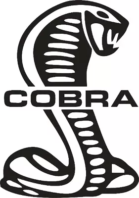 Mustang Cobra Snake Ford Vinyl Decal Window Sticker • $2.95