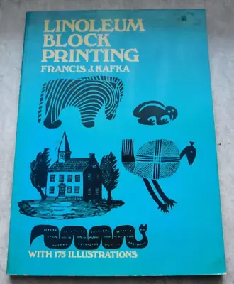 $19.99 • Buy Linoleum Block Printing By  Francis J. Kafka  Vintage Dover S/C 1972