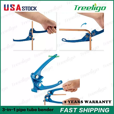 1/8 3/16 1/4  Tube Bender Tubing Fuel Brake AC Refrigerant Line Bending ToolBlue • $9.98