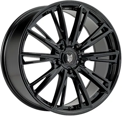 Alloy Wheels 18  Fox Omega Black Gloss For VW Jetta [Mk4] 11-18 • $845.11